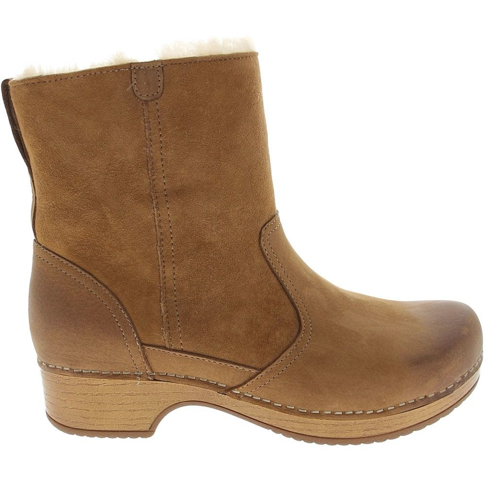 Dansko Bettie Clog Boot, tan, size 39